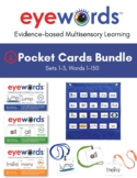 Eyewords® Multisensory Sight Words Pocket Chart Cards Bund