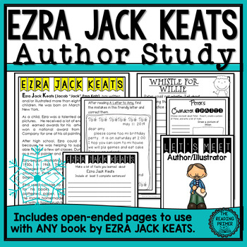 Preview of Ezra Jack Keats  Author Study Packet