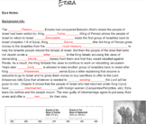 Ezra Notes Guide with Teacher Answers