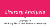 F & P 3rd Grade Literary Analysis Charts Umbrellas 1-10