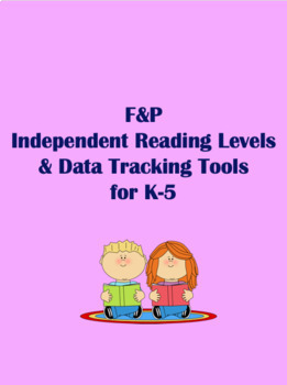 Preview of Fountas & Pinnell Independent Reading Benchmarks & Auto-Colored Data Tracker K-5