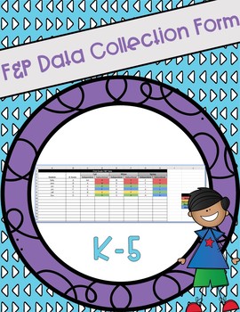 Preview of F&P Reading Level Data Collection Forms K-5