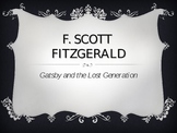 F. Scott Fitzgerald, The Great Gatsby and The Lost Generation  PP