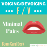 F V Minimal Pairs - Voicing / Devoicing Articulation Phono