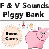 F & V Piggy Bank - Boom Cards™