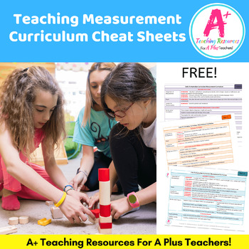 Preview of F - YEAR 7 Australian Curriculum Measurement - Cheat Sheet