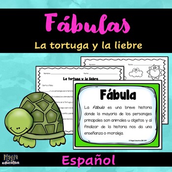 Preview of Fábula "La tortuga y la liebre"
