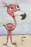 F is Flamingo