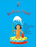 F is for Fun (F sound in F, FF, FFE, GH, PH) Distance Learning