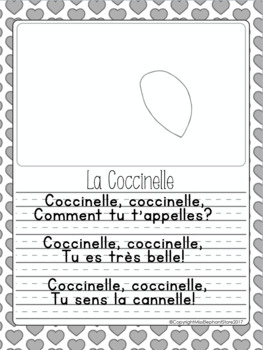 F vrier Maternelle Coccinelle Poesie by Draw Calm TPT