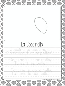 F vrier Maternelle Coccinelle Poesie by Draw Calm TPT