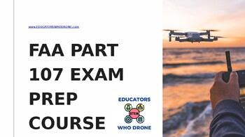 Preview of FAA Part 107 Exam Prep PowerPoint File