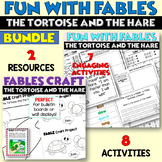 FABLES Printable ACTIVITIES BUNDLE | THE TORTOISE AND THE HARE