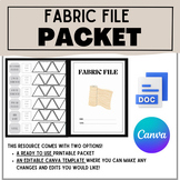 FABRIC FILE PACKET