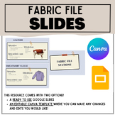 FABRIC FILE SLIDES / POSTERS