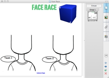 Preview of FACE RACE Review Game for any subject!