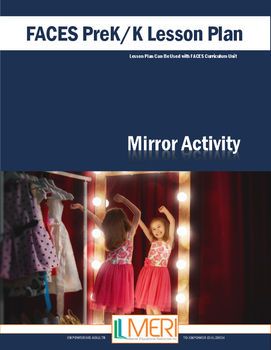 Preview of FACES Mirror Activity- Lesson Plan for PreK/K