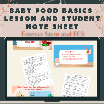 Preview of FACS Baby Food Basics Lesson CTE