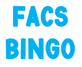 FACS Bingo: Family and Consumer Sciences, FACS, FCS