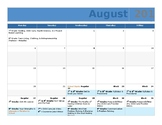 FACS & CCA Lesson Planning Calendar