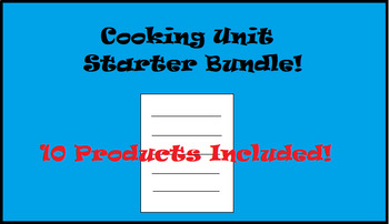 Preview of FACS Cooking Unit Starter Bundle - Kitchen Tools, Cleaning Tools, Rules, Jobs