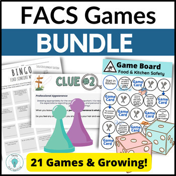 Preview of FACS Games - Family and Consumer Science Games for Middle and High School