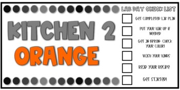 Preview of FACS Kitchen Lab to-do graphic (ORANGE)