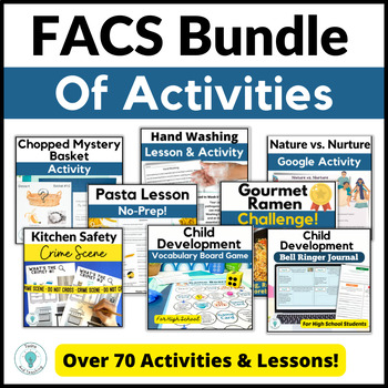 Preview of FACS Lessons Bundle - Family and Consumer Science Activities for FCS