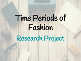 FACS Time Periods of Fashion Research Project