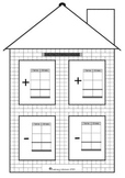 FACT FAMILY HOUSE - Addition and Subtraction - Tens/Ones -