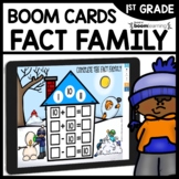 Fact Family House Practice using BOOM CARDS Distance Learning