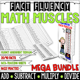 FACT FLUENCY Math Muscles MEGA BUNDLE + - x ÷