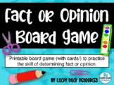 FACT OR OPINION: Printable Board Game + Skill Cards *Back-