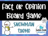 FACT OR OPINION: Printable Board Game + Skill Cards *Snowm
