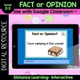 FACT or OPINION - Digital Task Cards 