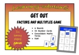 FACTORS and MULTIPLES Game - GET OUT - The easy way to lea