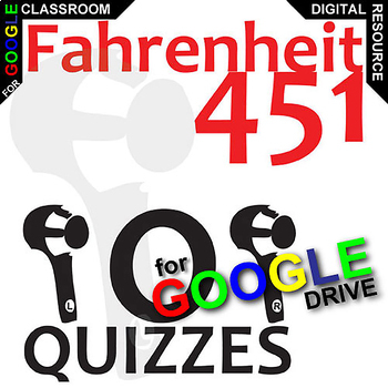Preview of FAHRENHEIT 451 8 Pop Quizzes Activity DIGITAL Comprehension Question Exit Ticket