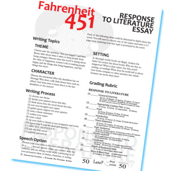 how to write a thesis statement for fahrenheit 451
