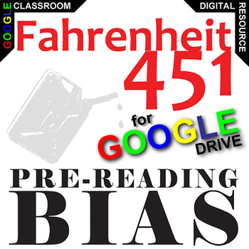 Preview of FAHRENHEIT 451 PreReading Bias Intro Discussion Activity DIGITAL Fun Questions