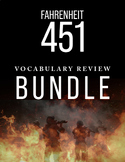 FAHRENHEIT 451 // Vocabulary Review Bundle