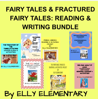 Preview of FAIRY TALES & FRACTURED FAIRY TALES: READING & WRITING UNIT OF STUDY BUNDLE