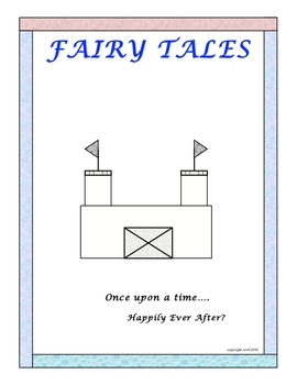 Preview of FAIRY TALES WORKSHEETS PACKET