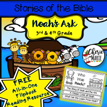 Preview of FAITH-BASED: Stories of the Bible Noah's Ark Reading Passage & Activities Free