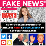 Fake News Unit | Critical Thinking | Media Literacy | Fact Analysis & Research