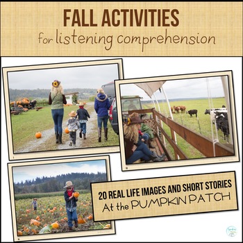 Preview of FALL ACTIVITIES for Listening Comprehension