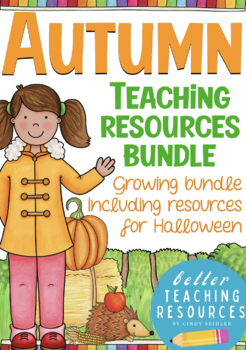 Preview of FALL / AUTUM bundle English / ESL teaching resources incl. Halloween!