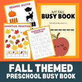 FALL / AUTUMN // PRESCHOOL EARLY CHILDHOOD BUSY BOOK / MEN