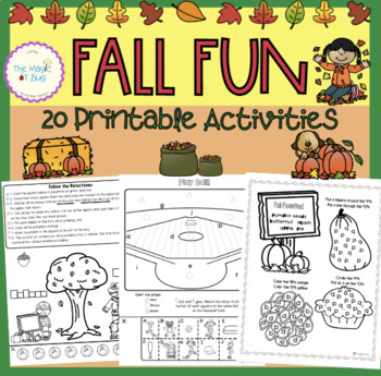 Preview of FALL Activities - Handwriting - Visual Perception - Occupational Therapy