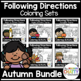 FALL BUNDLE: Following Directions Coloring Sets