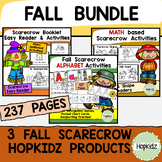 FALL BUNDLE: Scarecrow Alphabet, Math, and Literacy. Easy 